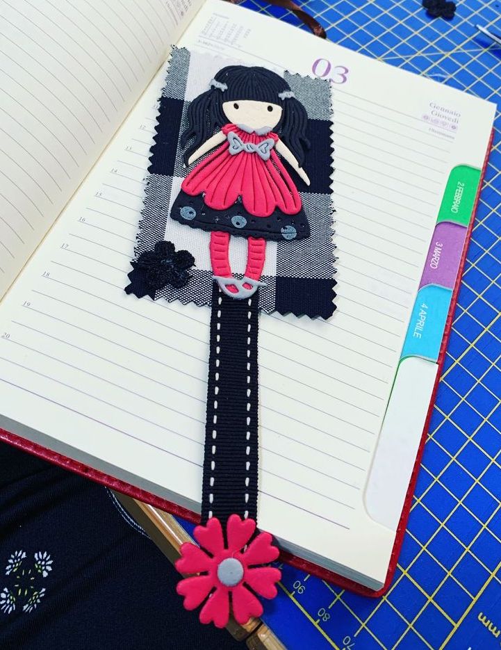 Segnalibro a bambolina - Bomboniere Shopping Bag