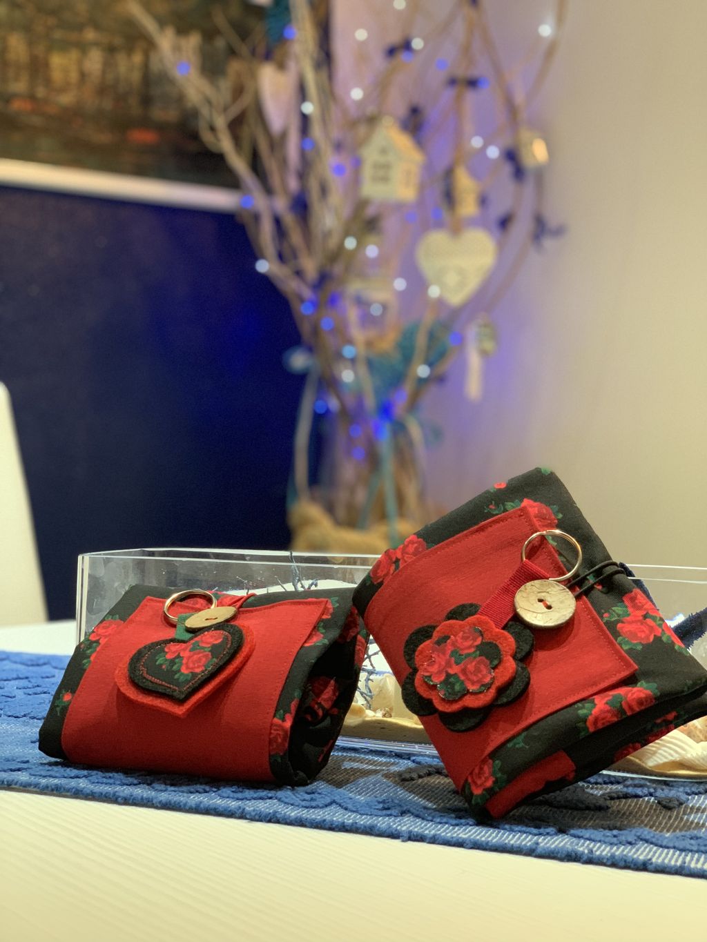 Shopping Bag nera con rose rosse - shopping bag santoro