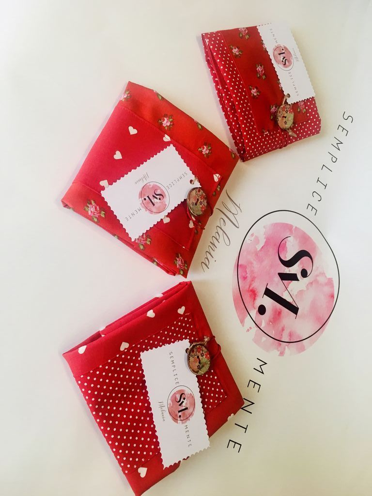 Shopping Bag rossa con pois bianchi - shopping bag santoro