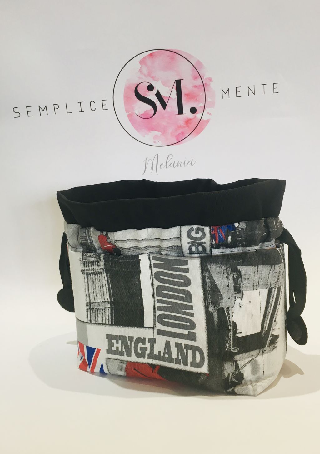 Portatutto London - Portatutto rosa celeste