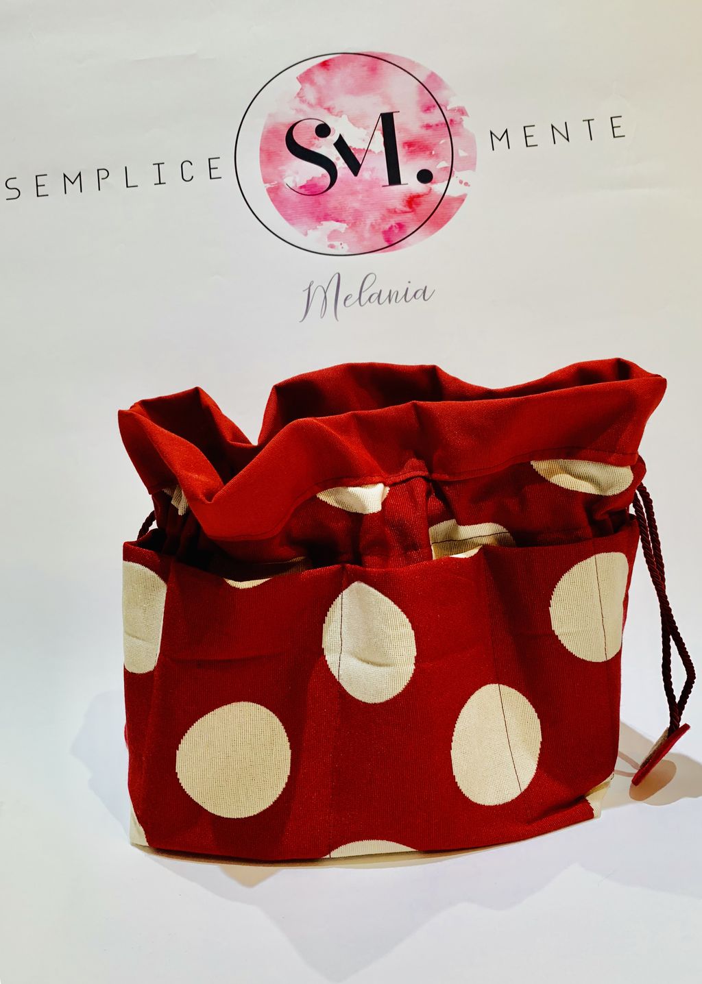 Portatutto "Minni" - Portatutto rosa celeste