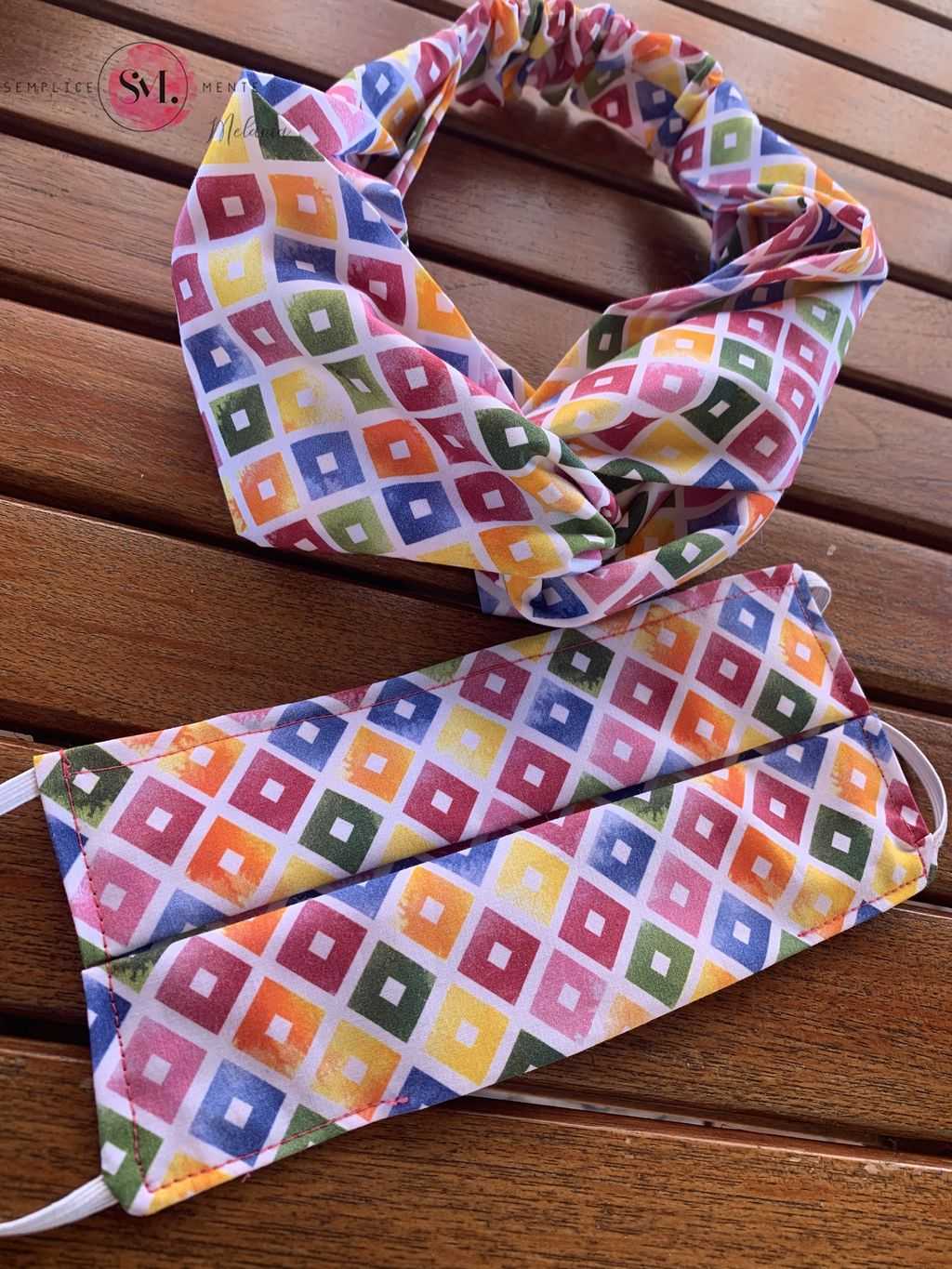 Mascherina lavabile cotone "harlequin" - Bomboniere Shopping Bag